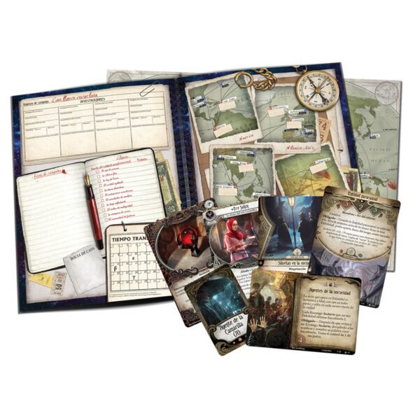 ARKHAM HORROR LCG LAS LLAVES ESCARLATA EXPANSION CAMPAñA PEGI 14 - Imagen 2