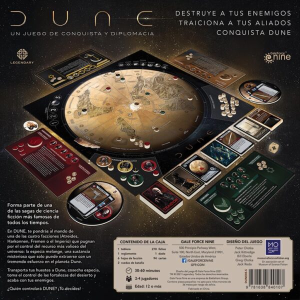 DUNE: UN JUEGO DE CONQUISTA Y DIPLOMACIA PEGI 14 - Imagen 3