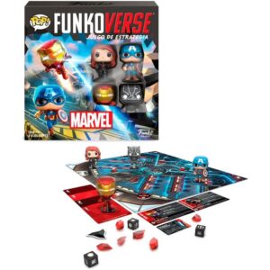 FUNKOVERSE MARVEL EDICION 100 CAPITAN AMERICA IRON MAN VIUDA NEGRA & PANTERA NEGRA 57518