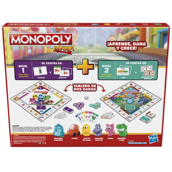 HASBRO MONOPOLY JUNIOR ESPAñOL - Imagen 3