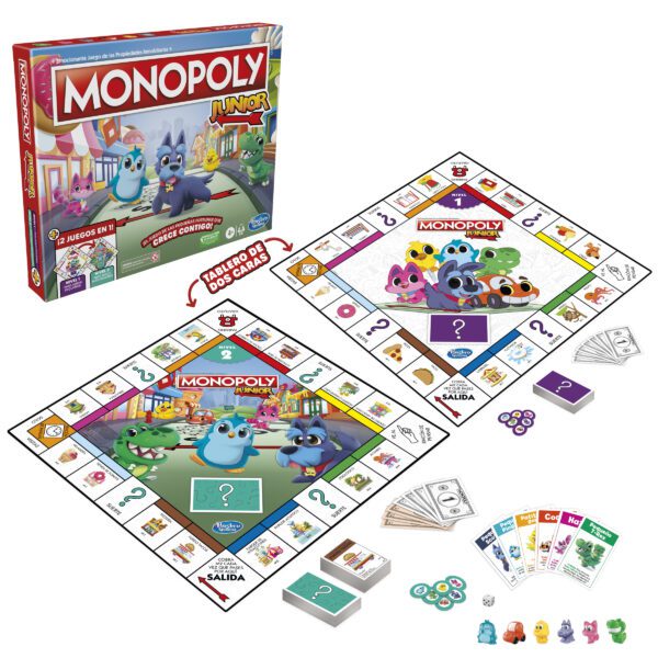 HASBRO MONOPOLY JUNIOR ESPAñOL - Imagen 4