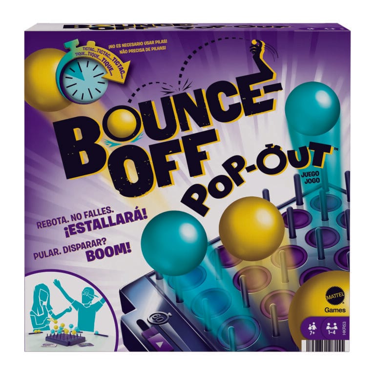 Juego de mesa mattel bounce off pop - out!