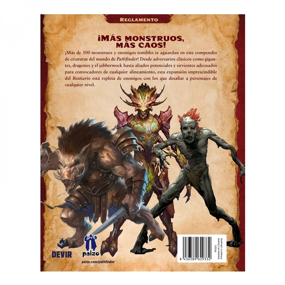 PATHFINDER 2ª ED. BESTIARIO 2 - Imagen 2