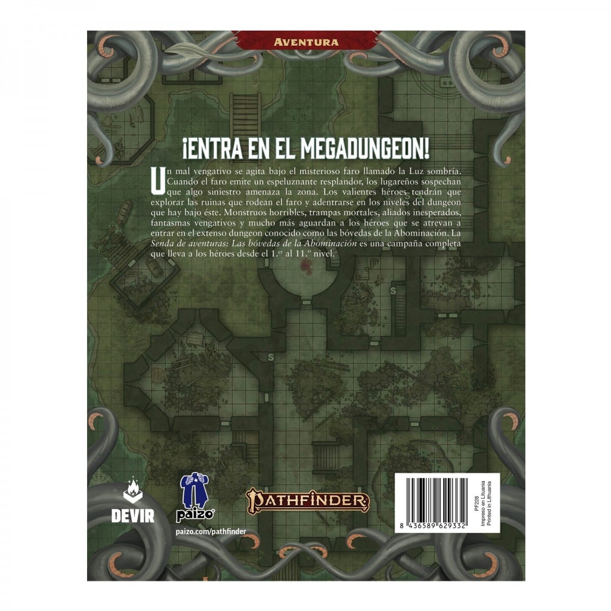 PATHFINDER 2ª ED. - LAS BÓVEDAS DE LA ABOMINACIÓN - Imagen 2