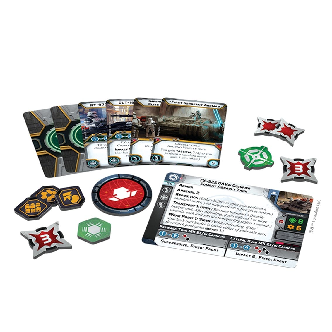 STAR WARS LEGION : TANQUE DE ASALTO OCUPADOR TX - 225 PEGI 14 - Imagen 2