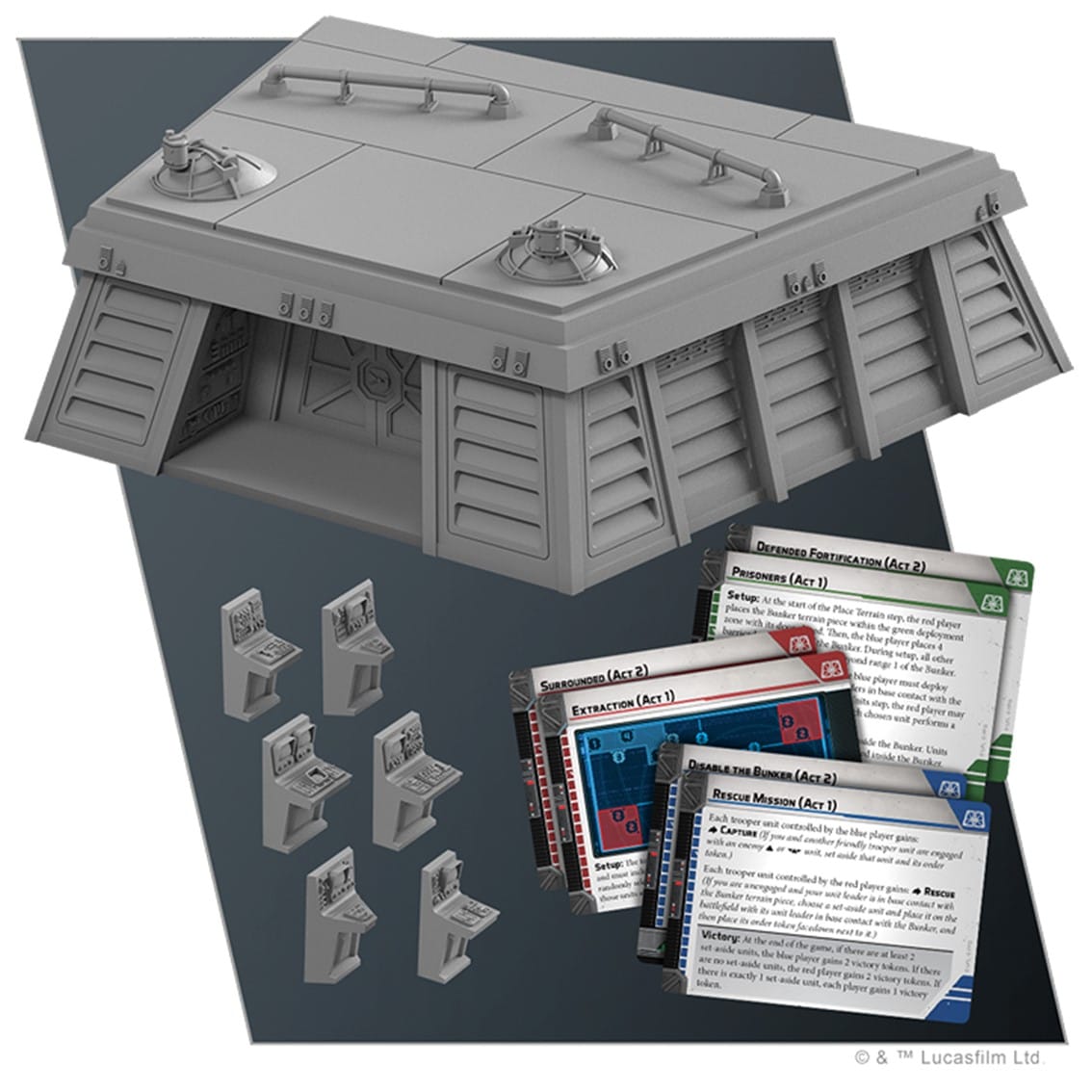 STAR WARS LEGIóN: BúNKER IMPERIAL PEGI 14 - Imagen 2