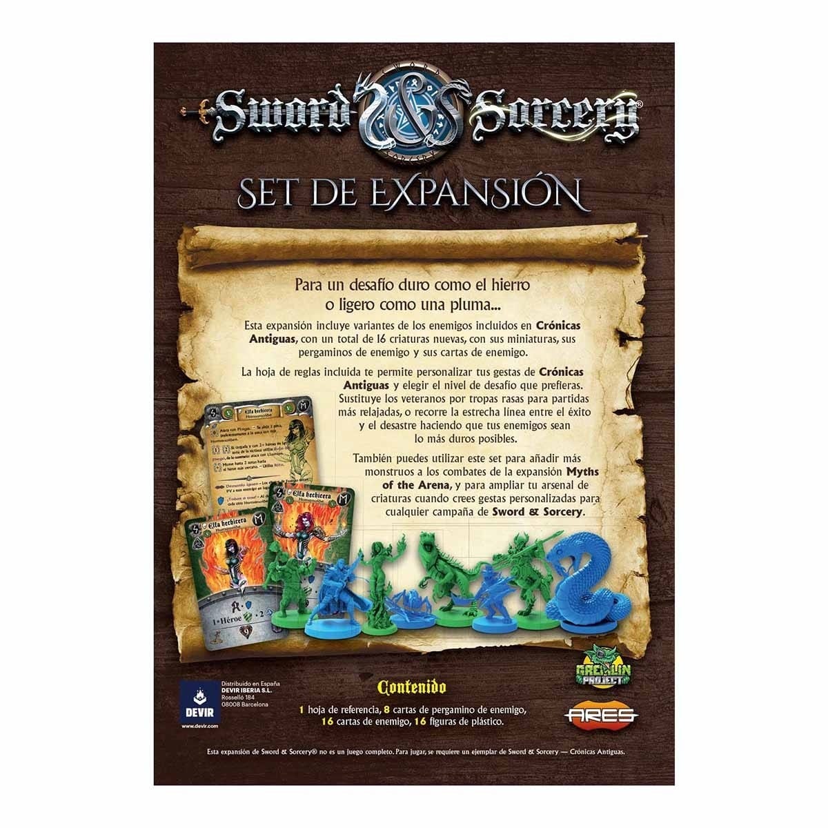 SWORD AND SORCERY CRONICAS ANTIGUAS: SET DE DESAFIOS - Imagen 3