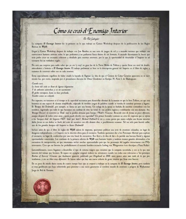WARHAMMER: COMPENDIO DE EL ENEMIGO EN LAS SOMBRAS - Imagen 2