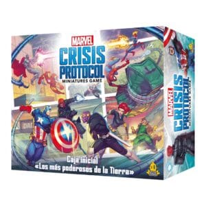MARVEL CRISIS PROTOCOL CAJA INICIAL LOS MAS PODEROSOS DE LA TIERRA EDAD RECOMENDADA 14 AñOS