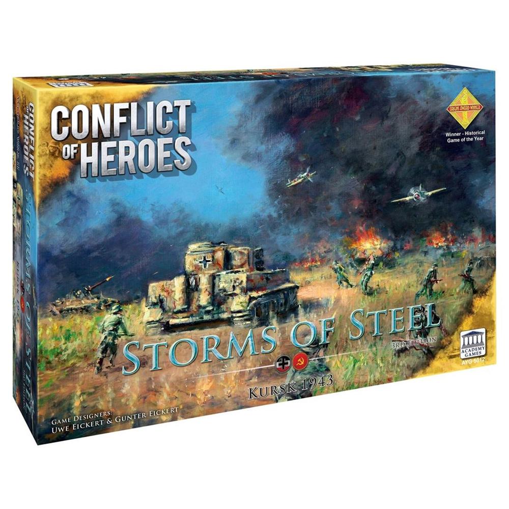 CONFLICT OF HEROES STORMS OF STEEL 3ª EDICION EDAD RECOMENDADA 14 AñOS IDIOMA INGLES