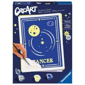KIT PARA PINTAR CON NúMEROS RAVENSBURGER CREART SERIE TREND D ZODIAC: CANCER