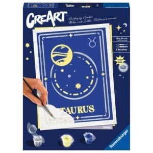 KIT PARA PINTAR CON NúMEROS RAVENSBURGER CREART SERIE TREND D ZODIAC: TAURO