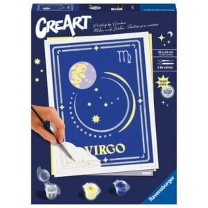 KIT PARA PINTAR CON NúMEROS RAVENSBURGER CREART SERIE TREND D ZODIAC: VIRGO