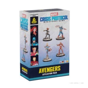 MARVEL CRISIS PROTOCOL AVENGERS AFFILIATION PACK EDAD RECOMENDADA 14 AñOS