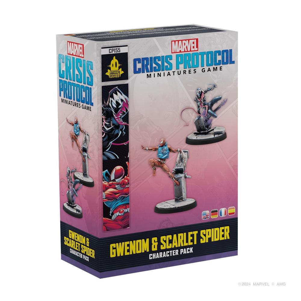 MARVEL CRISIS PROTOCOL GWENOM & SCARLET SPIDER EDAD RECOMENDADA 14 AñOS