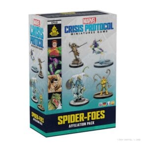 MARVEL CRISIS PROTOCOL SPIDER - FOES AFFILIATION PACK EDAD RECOMENDADA 14 AñOS