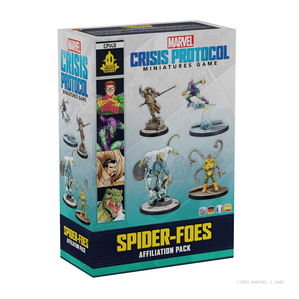MARVEL CRISIS PROTOCOL SPIDER - FOES AFFILIATION PACK EDAD RECOMENDADA 14 AñOS
