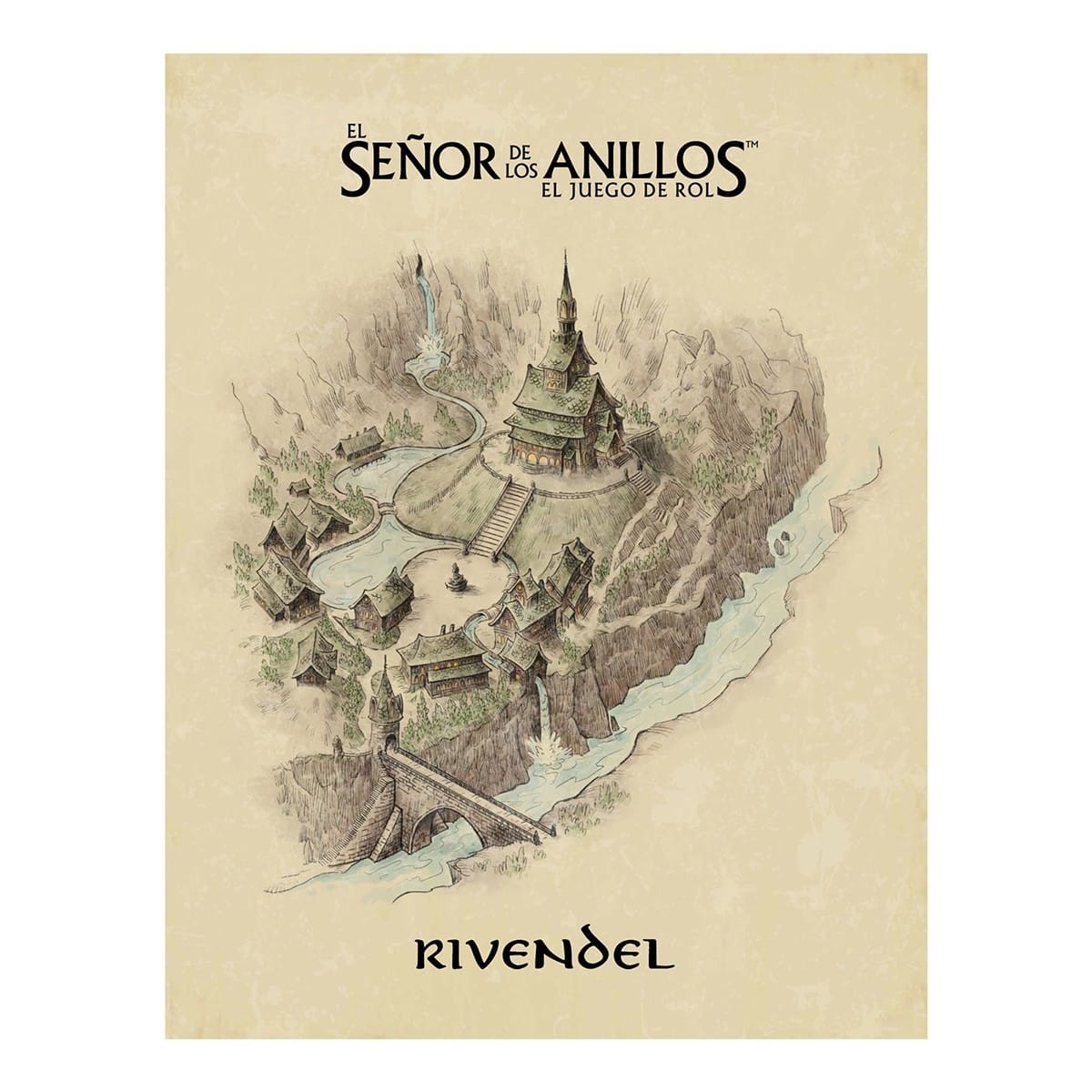 EL SEÑOR DE LOS ANILLOS ROL: PANTALLA Y SUPLEMENTO DE RIVENDEL - Imagen 3