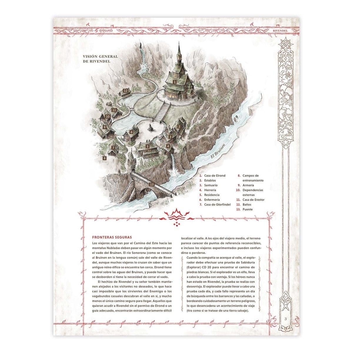 EL SEÑOR DE LOS ANILLOS ROL: PANTALLA Y SUPLEMENTO DE RIVENDEL - Imagen 4