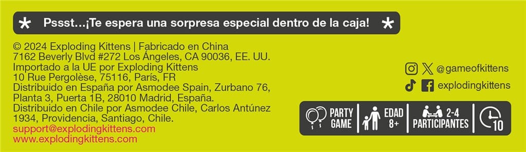 EXPLODING KITTENS: CATCHABLES CORE PACK - Imagen 5