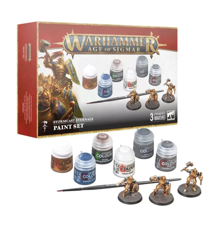 Stormcast Eternals Paints Set en Español.