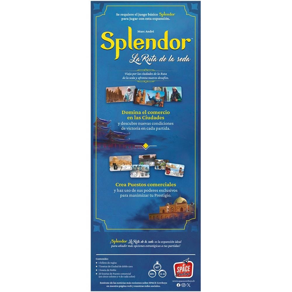 EXPANSIóN JUEGO DE MESA SPLENDOR LA RUTA DE LA SEDA - Imagen 2