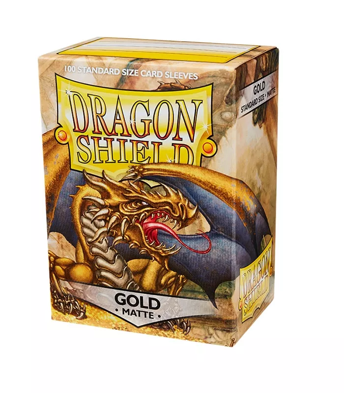 Fundas Standard Matte Oro (100 fundas) Dragon Shield