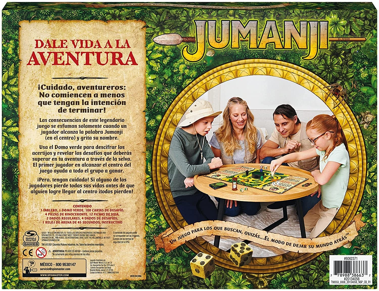 JUMANJI JUEGO DE MESA - Imagen 4