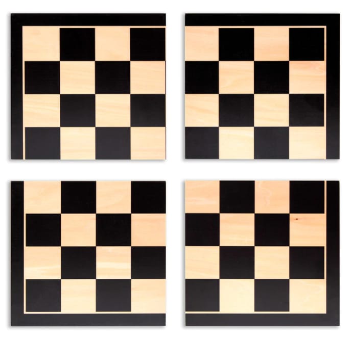 TABLERO AJEDREZ DIVISIBLE / IMANTADO NEGRO PRO SERIES 40X40