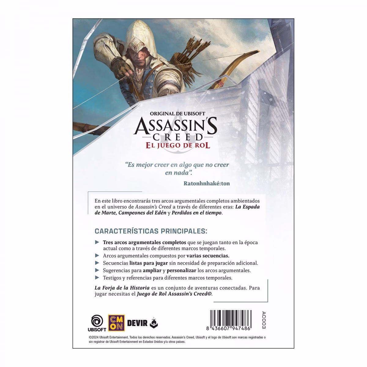 ASSASSIN´S CREED - LA FORJA DE LA HISTORIA (LIBRO DE CAMPAÑA) - Imagen 4