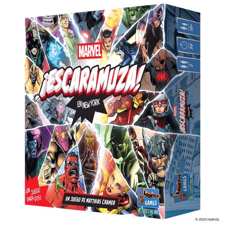 Marvel Escaramuza en New York juego de mesa En Español.