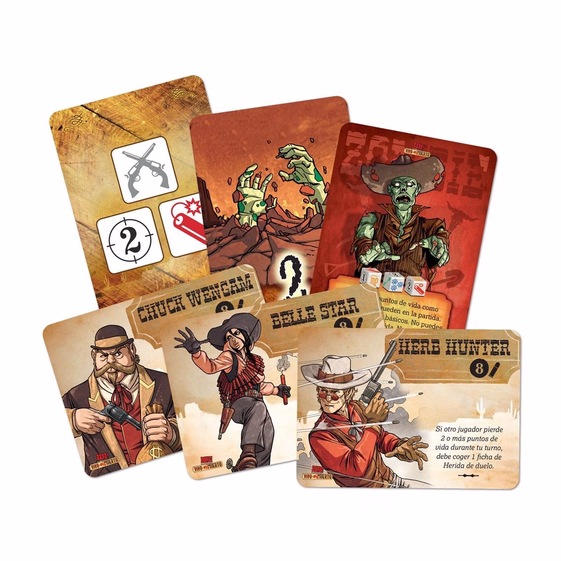 ASMODEE BANG EL JUEGO DE DADOS VIVO O NO MUERTO PEGI 8 - Imagen 2
