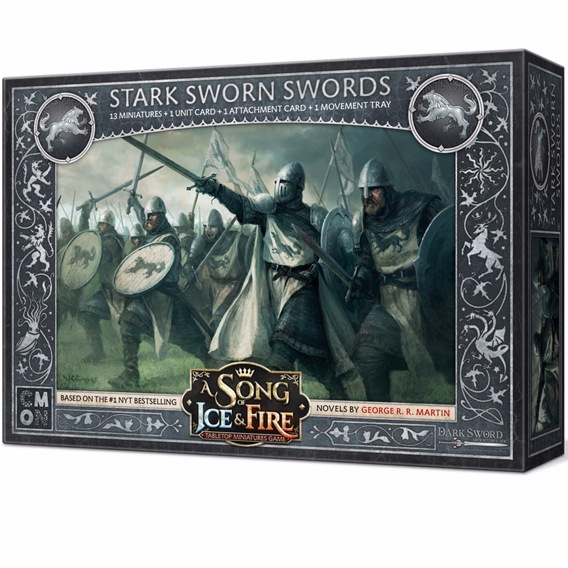 ASMODEE CANCION DE HIELO Y FUEGO: ESPADAS JURAMENTADAS STARK PEGI 14