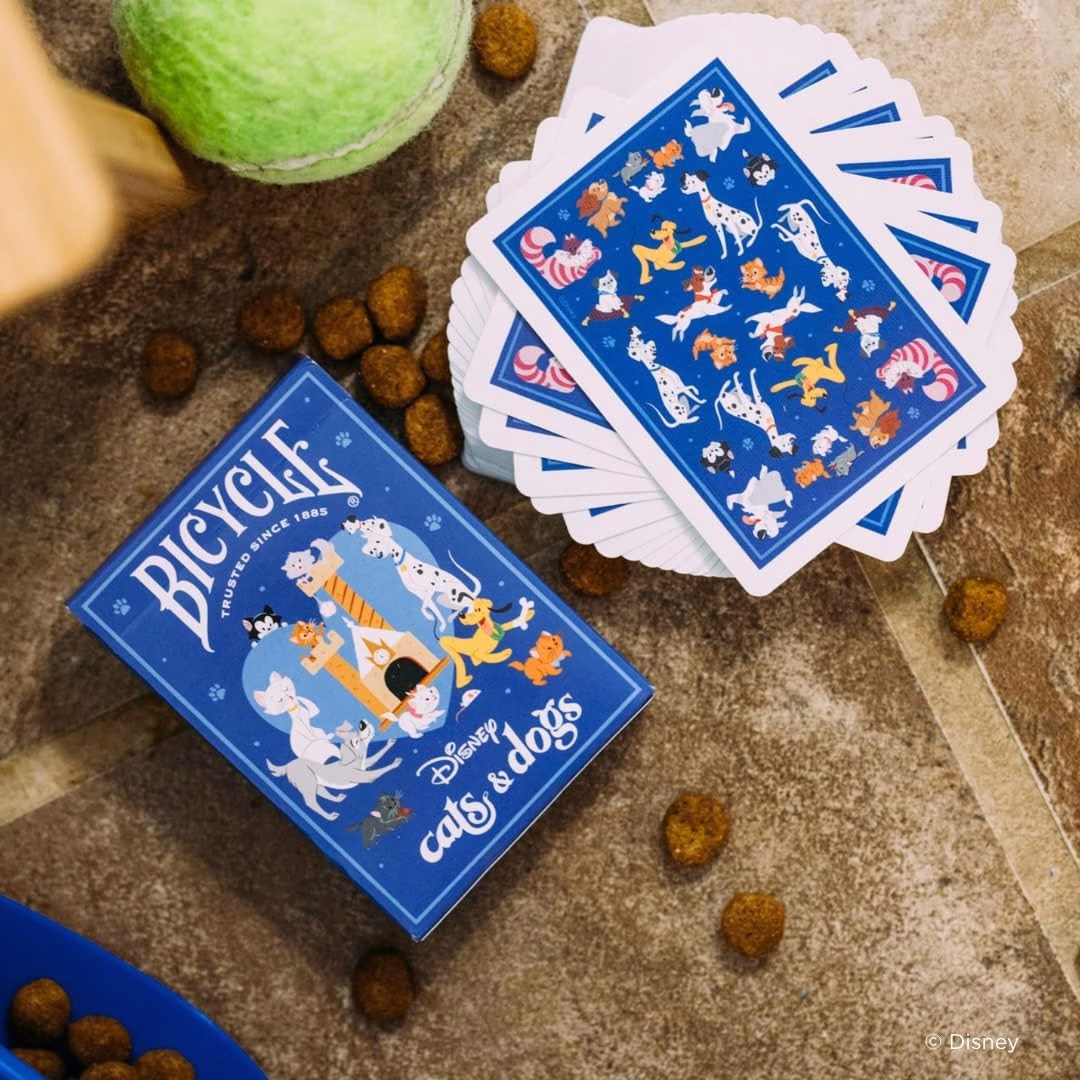 NAIPES - BARAJA BICYCLE DISNEY CATS & DOGS - Imagen 3