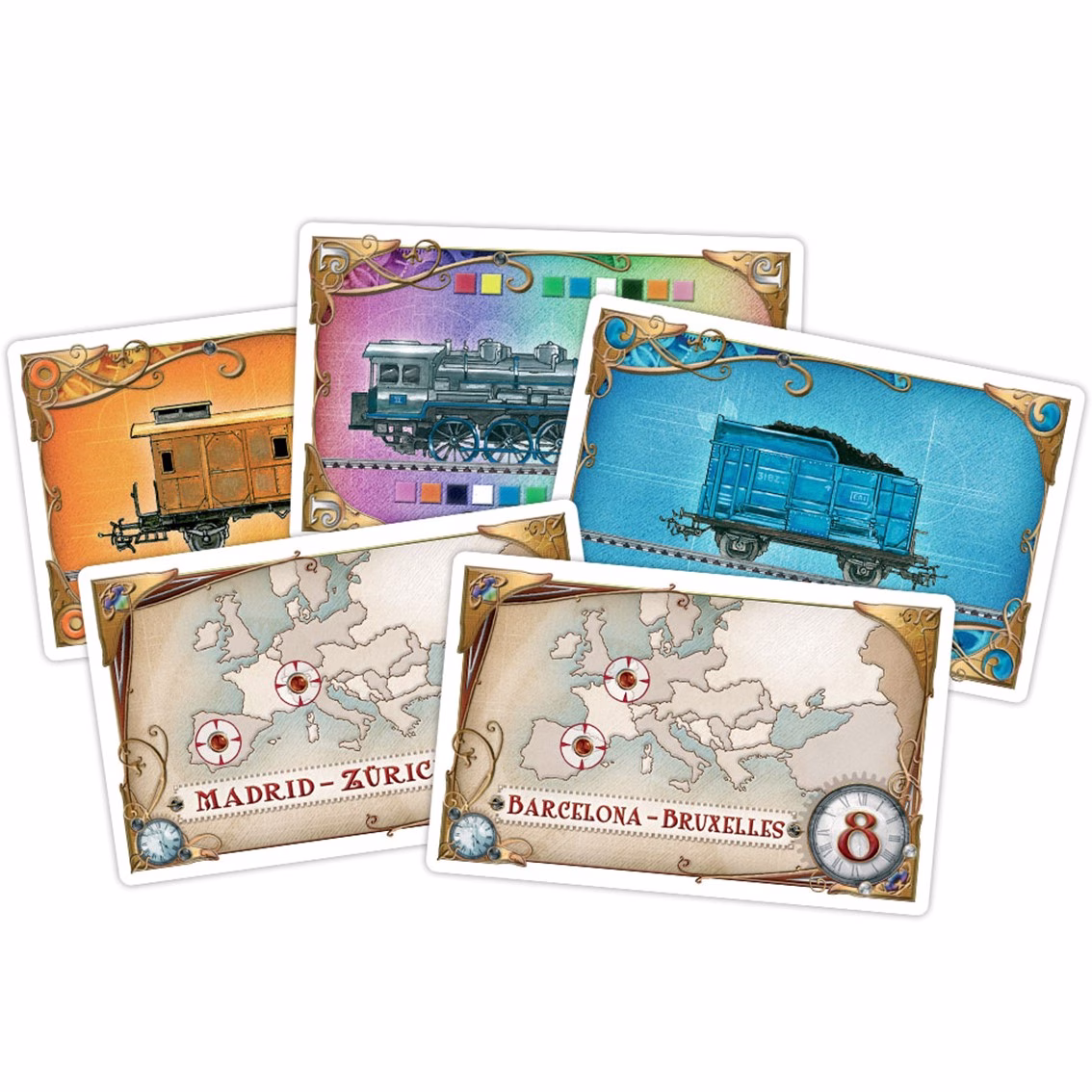 ASMODEE ¡AVENTUREROS AL TREN! EUROPA PEGI 8 - Imagen 3