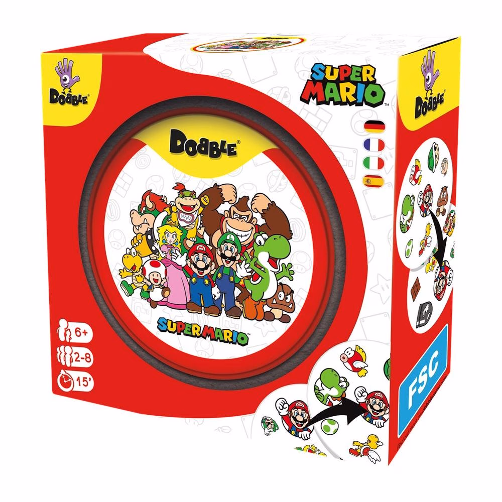 DOBBLE SUPER MARIO EDAD RECOMENDADA 7 AñOS