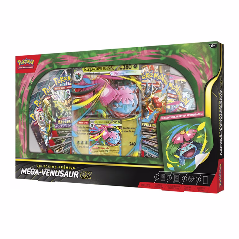 Caja Colección Premium Pokemon Mega Venusaur EX en Español