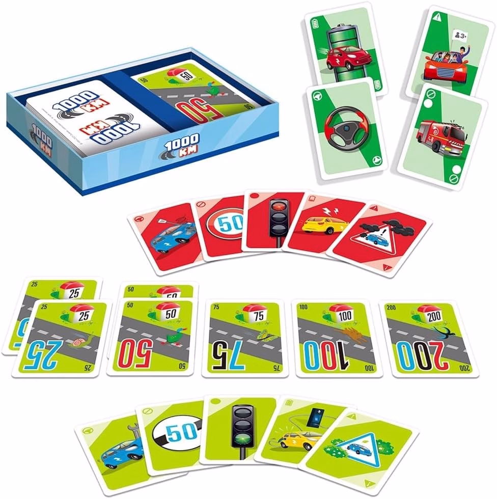 1000 KM JUEGO DE CARTAS - Imagen 2