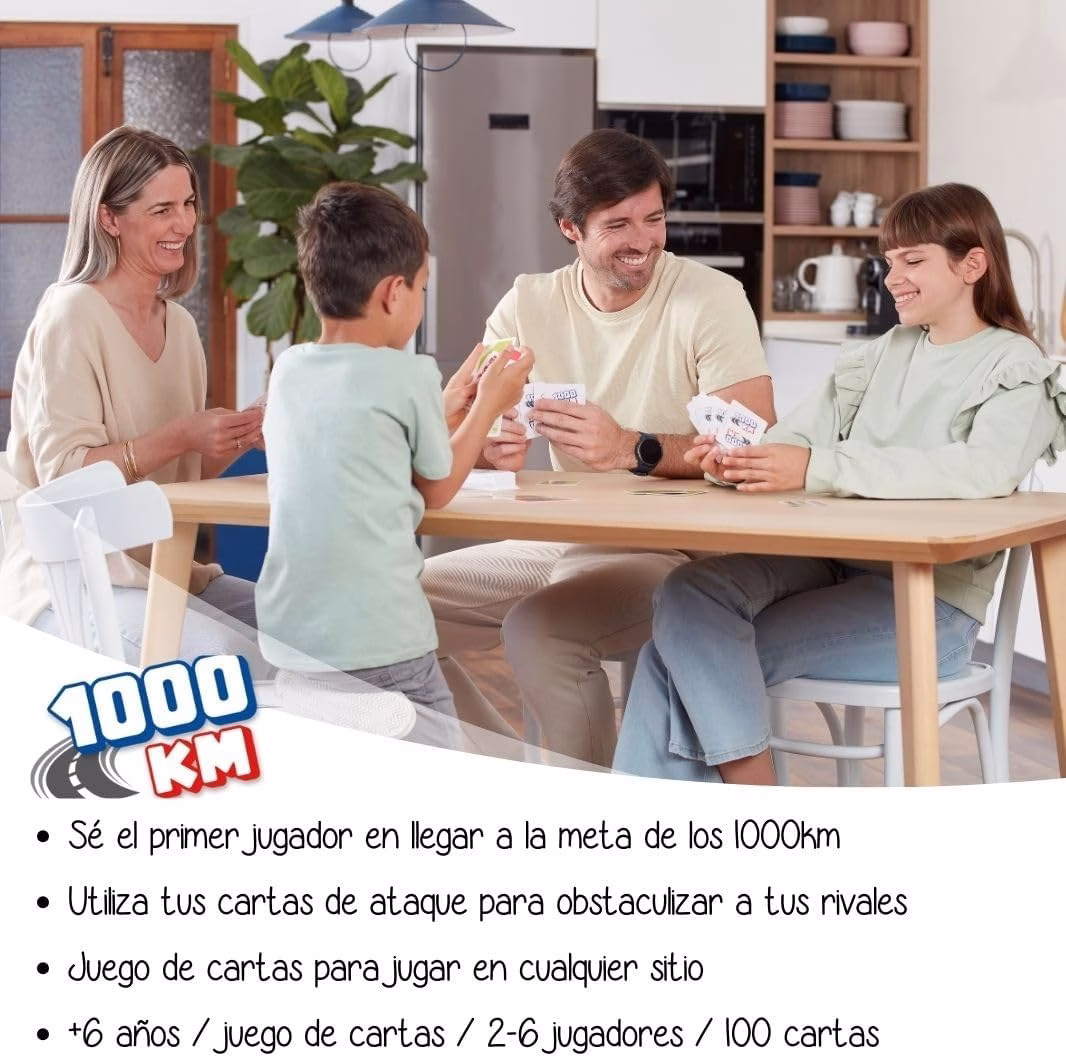 1000 KM JUEGO DE CARTAS - Imagen 3