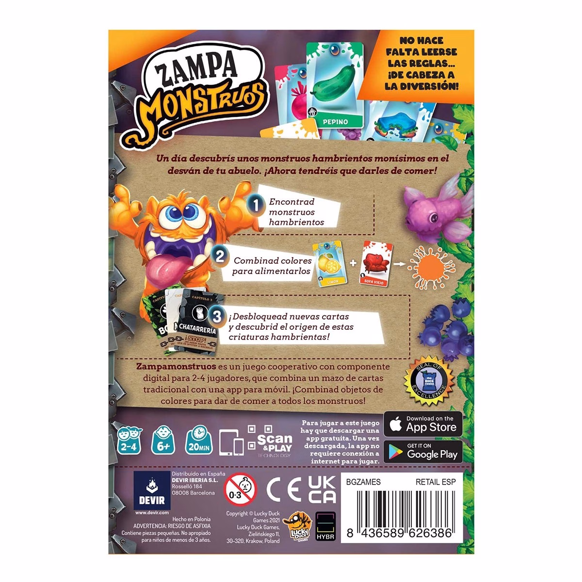 DEVIR ZAMPA MONSTRUOS - Imagen 2