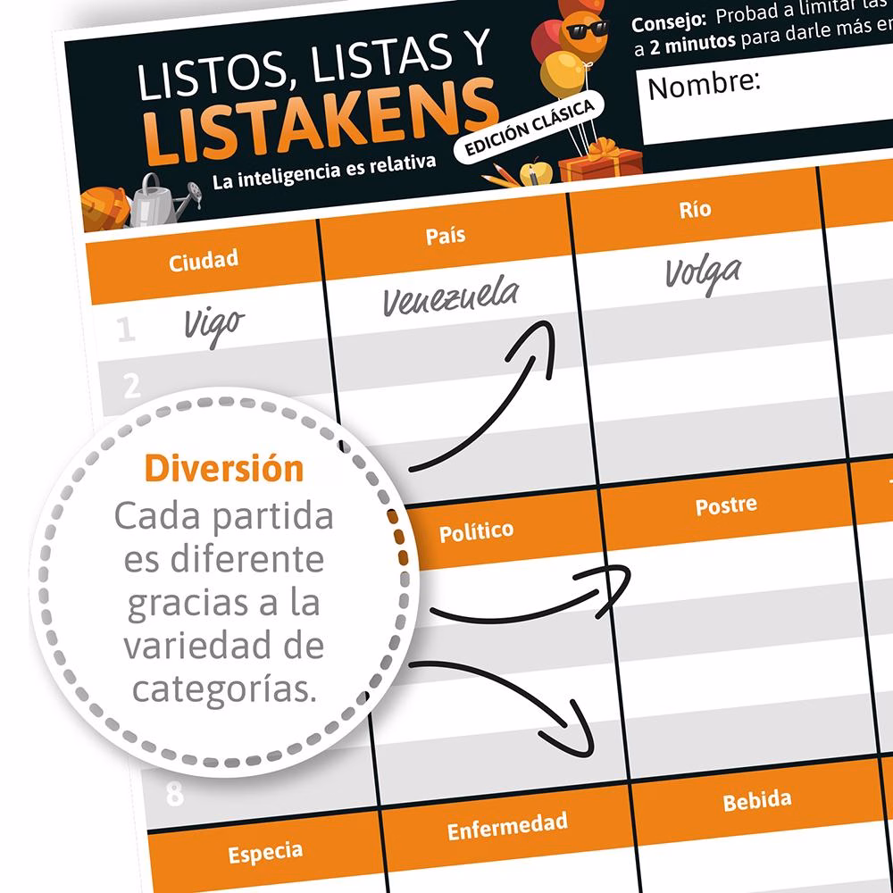 LISTOS LISTAS Y LISTAKENS EDICIóN CLáSICA - Imagen 4