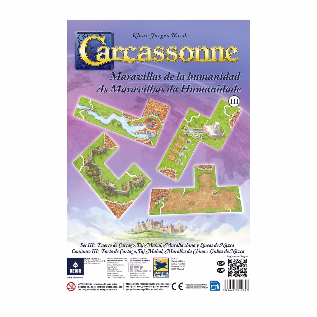 CARCASSONNE: MARAVILLAS DE LA HUMANIDAD III - Imagen 2