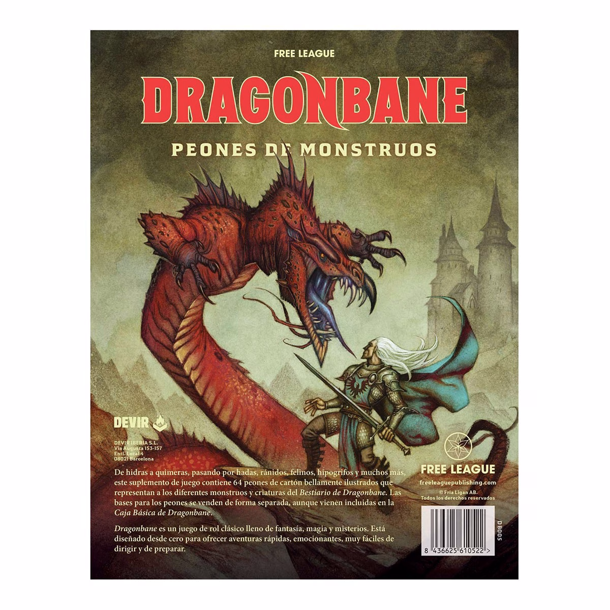 DRAGONBANE: PEONES DEL BESTIARIO + MAPA - Imagen 2