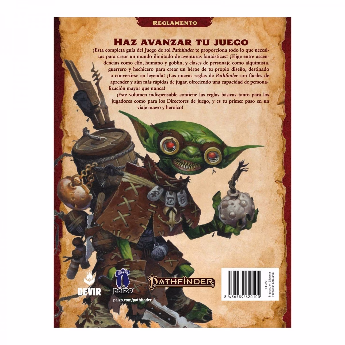 PATHFINDER 2ª ED. LIBRO BASICO BOLSILLO - Imagen 2
