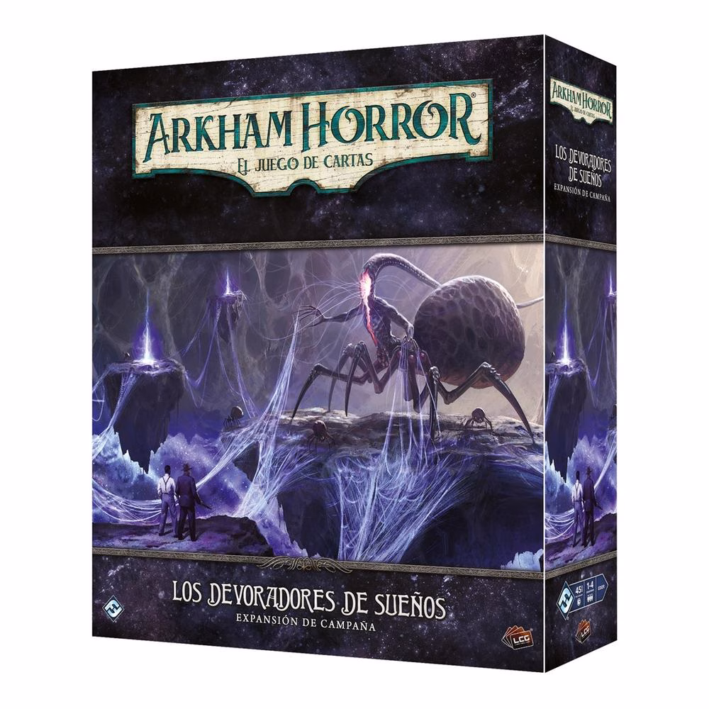 ARKHAM HORROR LCG LOS DEVORADORES DE SUEñOS EXPANSION CAMPAñA EDAD RECOMENDADA 14 AñOS