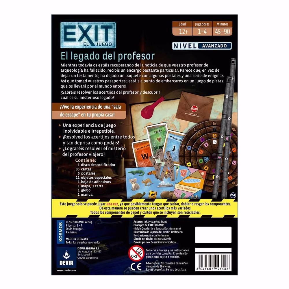 DEVIR EXIT EL LEGADO DEL PROFESOR - Imagen 4