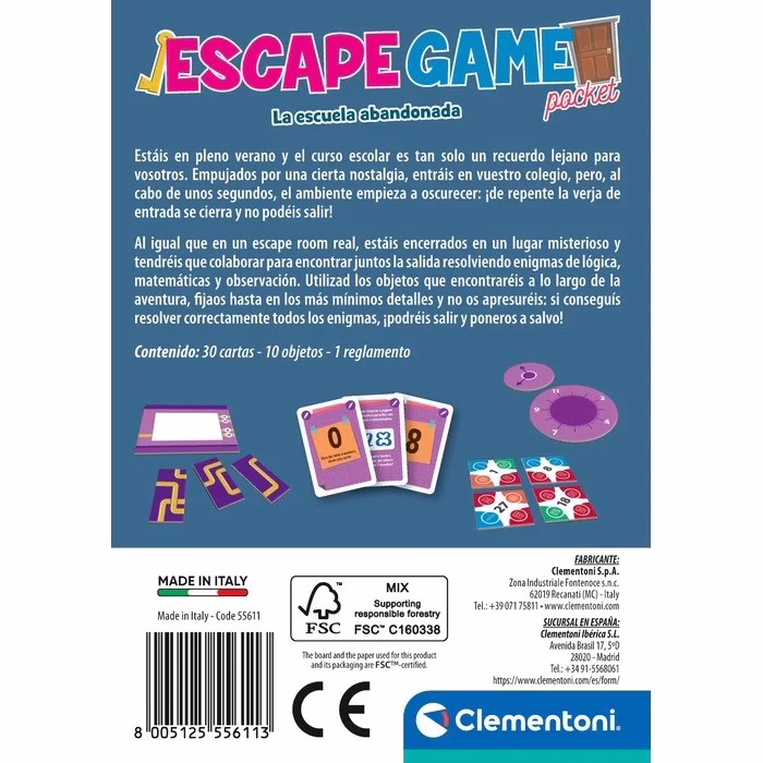 ESCAPE GAME POCKET - LA ESCUELA ABANDONADA - Imagen 5