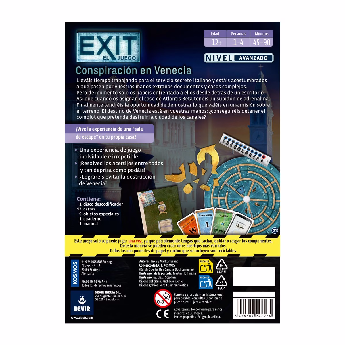 EXIT CONSPIRACION EN VENECIA - Imagen 4