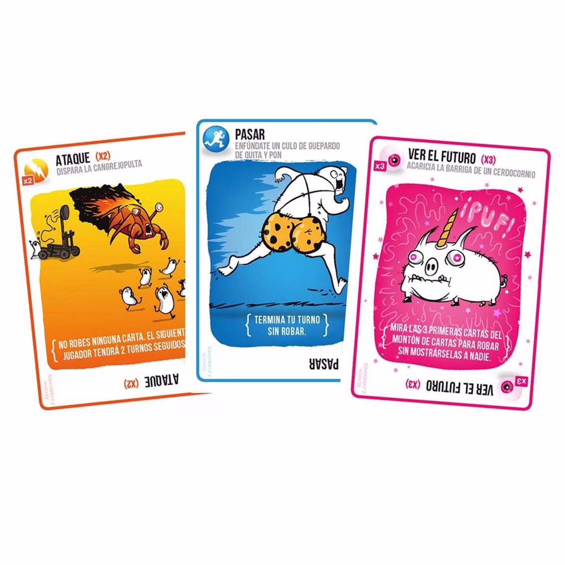 EXPLODING KITTENS EDICION 2 JUGADORES PEGI 7 - Imagen 2