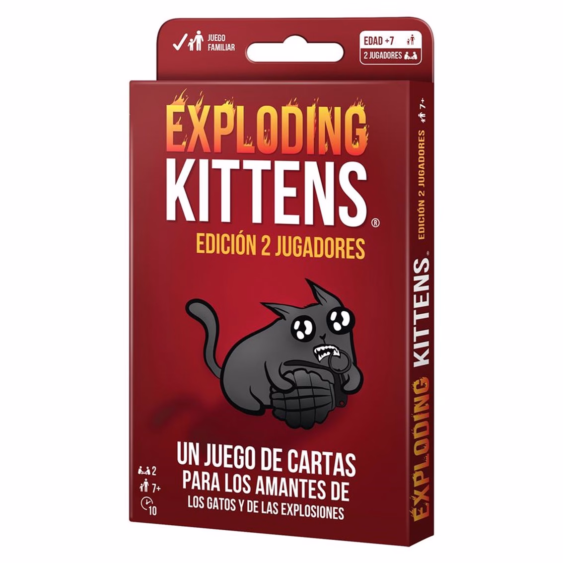 EXPLODING KITTENS EDICION 2 JUGADORES PEGI 7